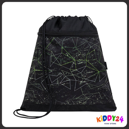 Ergonomisches Schulranzen-Set für Jungen – Classy Black Panther (4-teilig)